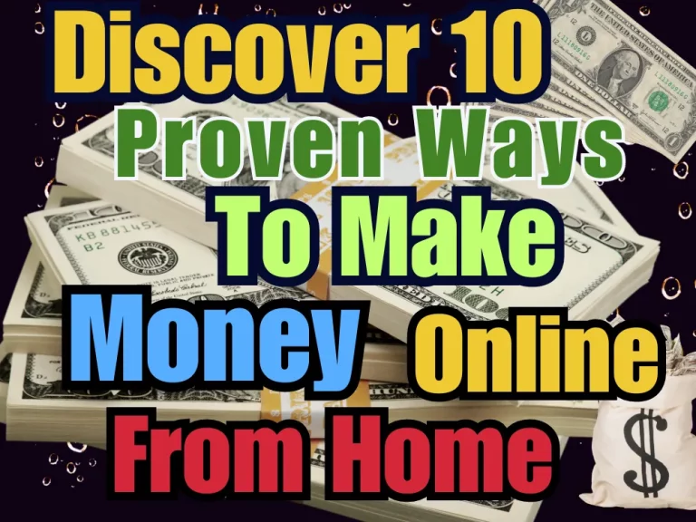 WAYS TO MAKE MONEY ONLINE